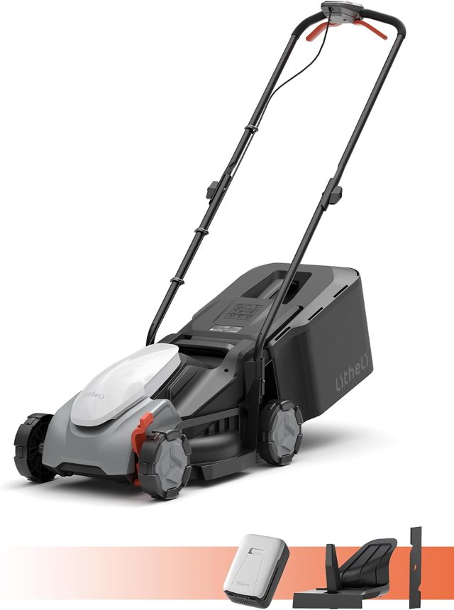 Litheli Akku-Rasenmäher 20 V, 33 cm
